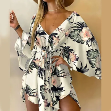 Floral Flirt Swimsuit Coverup Dress - Image 16
