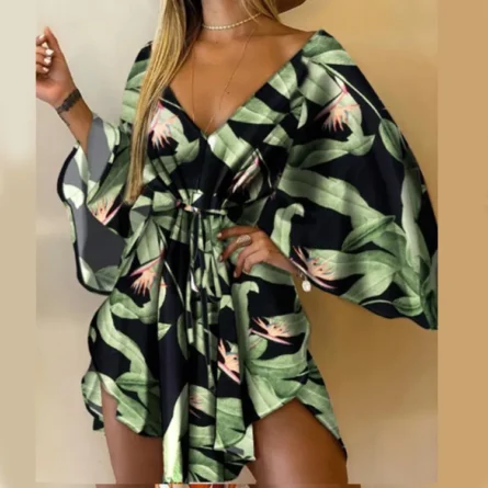 Floral Flirt Swimsuit Coverup Dress - Image 7