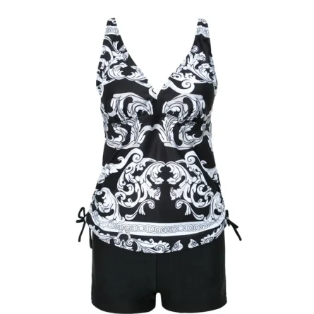 Victoria Plus Size Tankini with Shorts - Image 10