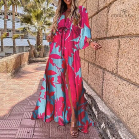 Marbella Plus Size Swimsuit Cover Up Beach Dress - Image 56