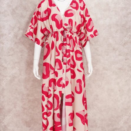 Marbella Plus Size Swimsuit Cover Up Beach Dress - Image 61