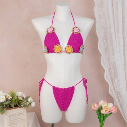 Amalfi Bloom Crochet Bikini Set - Image 10