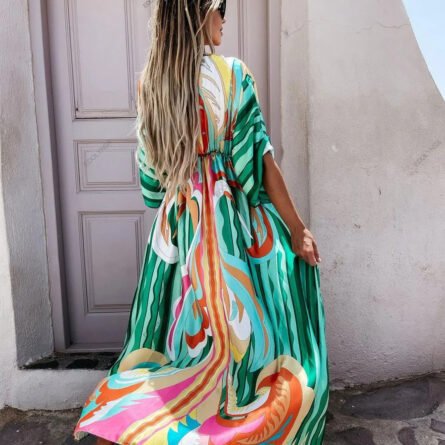 Marbella Plus Size Swimsuit Cover Up Beach Dress - Image 14