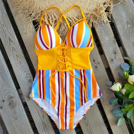 Luxury Corset Slimming Design Swimsuit - Image 31