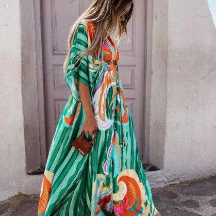 Marbella Plus Size Swimsuit Cover Up Beach Dress - Image 15