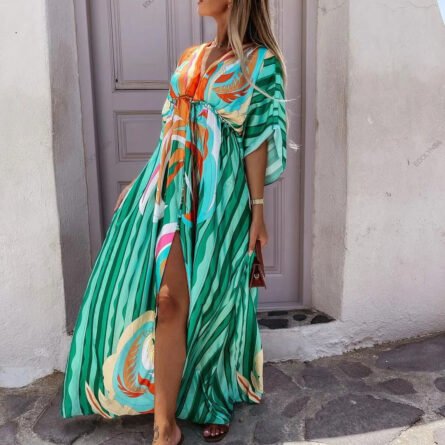 Marbella Plus Size Swimsuit Cover Up Beach Dress - Image 16