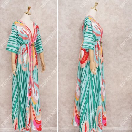 Marbella Plus Size Swimsuit Cover Up Beach Dress - Image 28