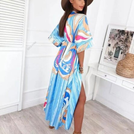 Marbella Plus Size Swimsuit Cover Up Beach Dress - Image 33