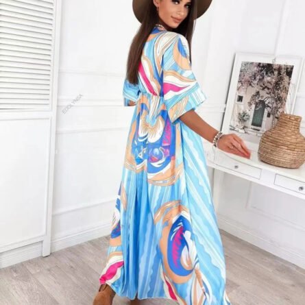 Marbella Plus Size Swimsuit Cover Up Beach Dress - Image 34