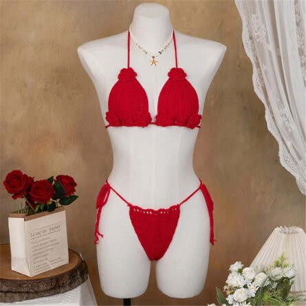 Amalfi Bloom Crochet Bikini Set - Image 14