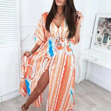 Marbella Plus Size Swimsuit Cover Up Beach Dress - Image 37