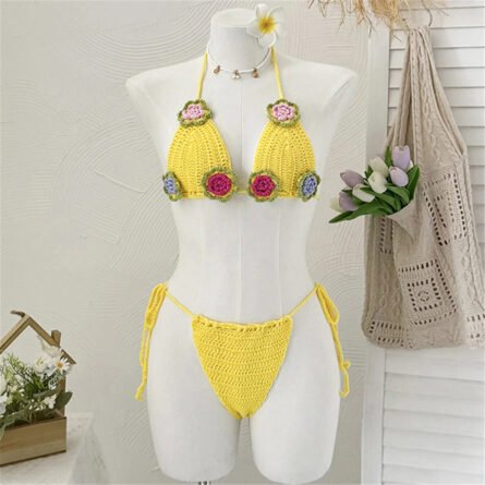 Amalfi Bloom Crochet Bikini Set - Image 16