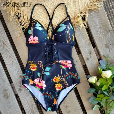 Luxury Corset Slimming Design Swimsuit - Image 19