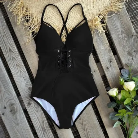 Luxury Corset Slimming Design Swimsuit - Image 11