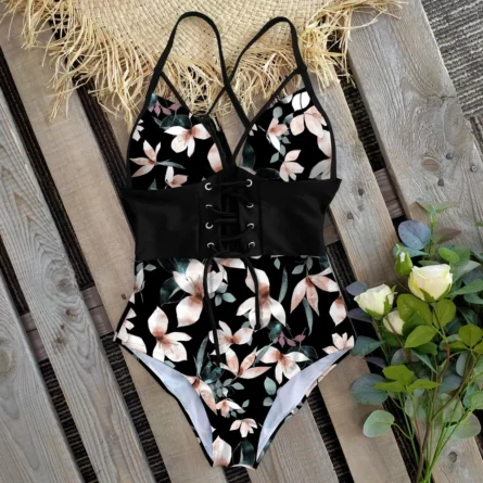 Luxury Corset Slimming Design Swimsuit