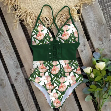 Luxury Corset Slimming Design Swimsuit - Image 25