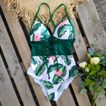 Luxury Corset Slimming Design Swimsuit