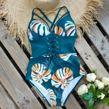 Luxury Corset Slimming Design Swimsuit - Image 21