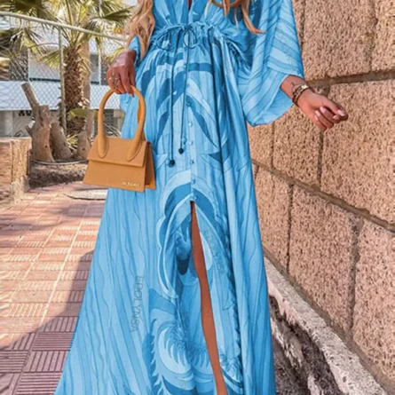 Marbella Plus Size Swimsuit Cover Up Beach Dress - Image 2