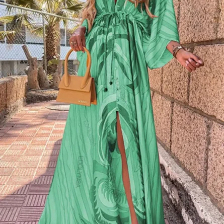 Marbella Plus Size Swimsuit Cover Up Beach Dress - Image 8