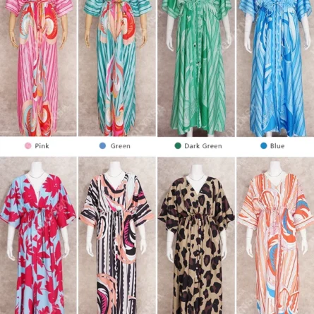 Marbella Plus Size Swimsuit Cover Up Beach Dress - Image 9