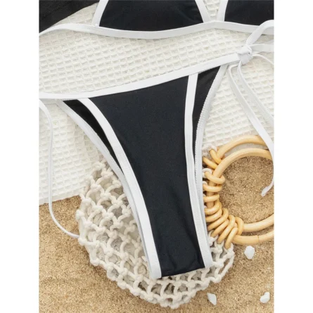 Miami Edge Micro Bikini Set with Crop Cover Top - Image 9