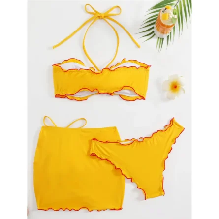 Maui Bloom 3-Piece Bikini Set - Image 3