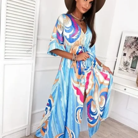 Marbella Plus Size Swimsuit Cover Up Beach Dress - Image 7