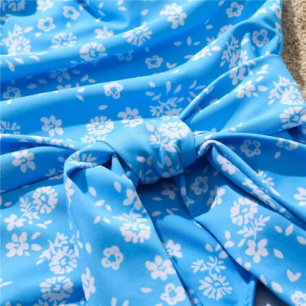 Flower Elegance Halter One Piece Swimsuit - Image 14