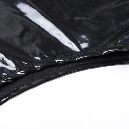 Seductive Noir Leather Bodysuit – Bild 15