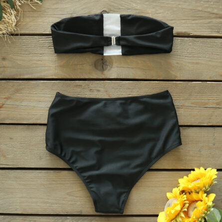 Strapless Dream Mesh High Waist Bikini - Image 7