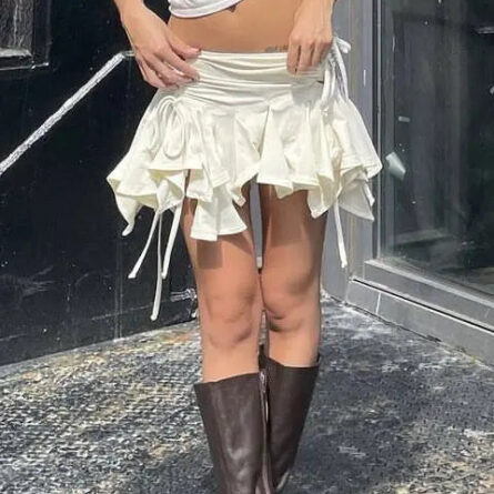 Goth Babe Summer Ruffles Mini Skirt - Image 3
