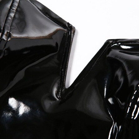 Hot Kitten Ultimate V-Shape PU Leather Bodysuit – Bild 14