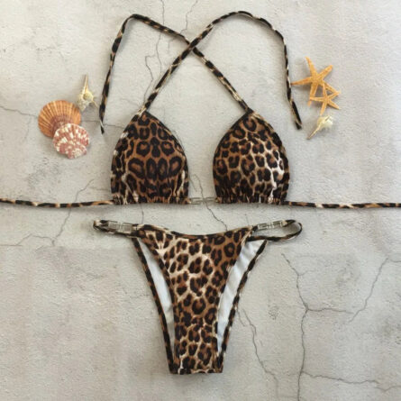 Alessandra Halter Leopard Bikini - Image 13