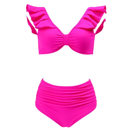Pacific Paradise Ruffle High Waist Tummy Control Bikini – Bild 20