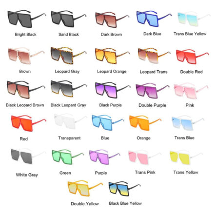 Golden Horizon Sunnies Oversized Square Sunglasses For Women – Bild 5