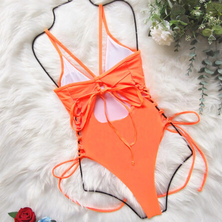 Tassel Dreams Underboob High Cut Out Swimsuit - Image 73