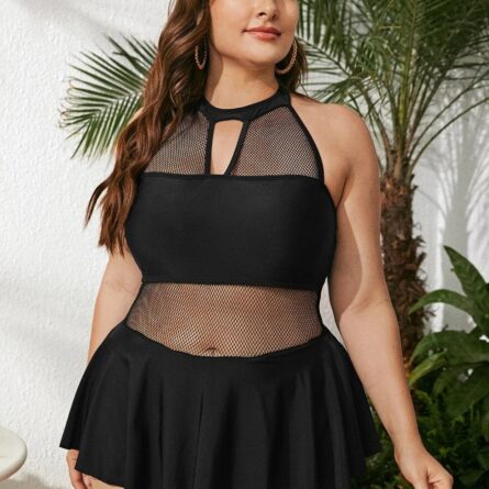 Sienna Mesh Plus Size Swimsuit - Image 12