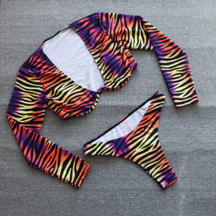Wild Thing Sexy Long Sleeve Bikini – Bild 12