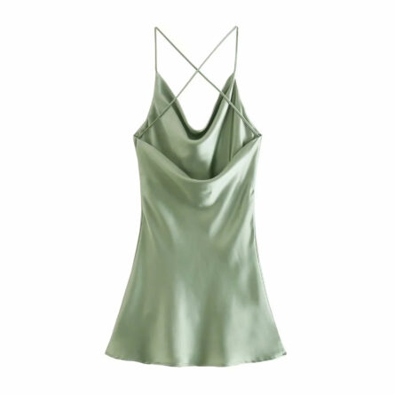 Forever Summer Satin Dress - Image 22