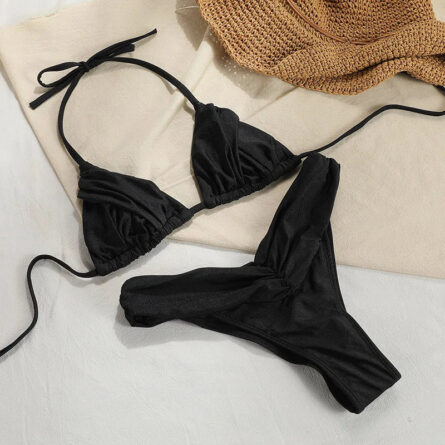 Tropical Bliss Triangle Bikini Set – Bild 12