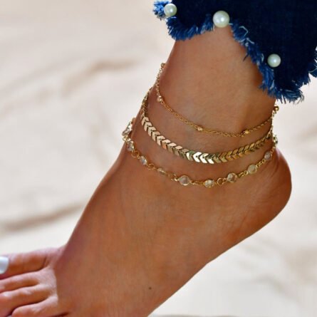 Bohemian Seashell Heart Anklet - Image 18