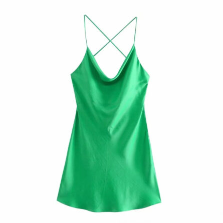 Forever Summer Satin Dress - Image 23