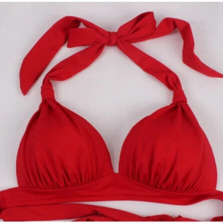 Retro Queen Halter High Waist Bikini - Image 6