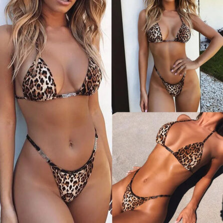 Alessandra Halter Leopard Bikini - Image 2
