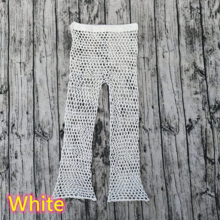 Sun-Kissed Crochet Beach Cover Up Pants - Image 11