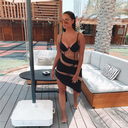 Almost Nude Sexy Mesh Strap Dress – Bild 5