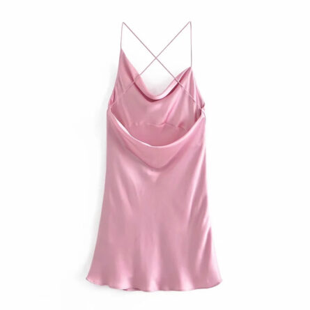 Forever Summer Satin Dress - Image 19