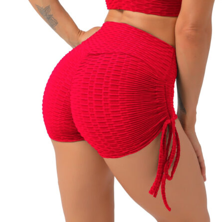 FitFemme High Waist Drawstring Sports Shorts - Image 18