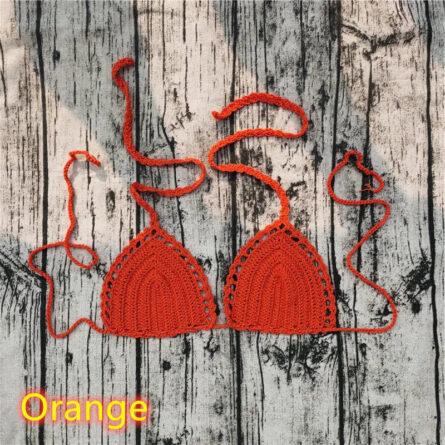 Ocean Breeze Triangle Crochet Bikini Top - Image 34